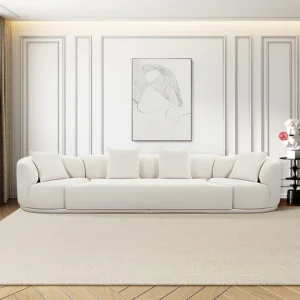 SEC8053WH sectional sofa chenille