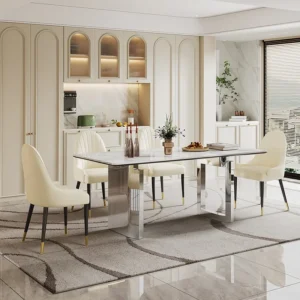 DT511 Modern Tempered Glass Dining table