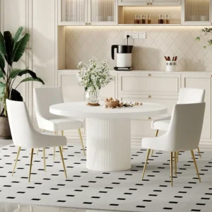 DT0213W Matte White Dining Table