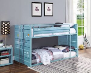 Aqua Cargo Twin / Twin Bunk Bed 37810 by ACME