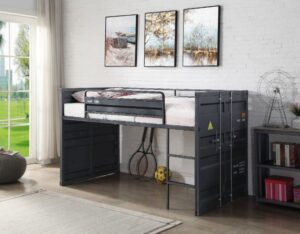 Cargo Twin Loft Bed W/Slide by ACME