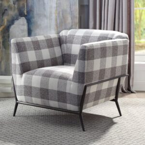 Pattern Fabric Niamey II Accent Chair 59725 by ACME