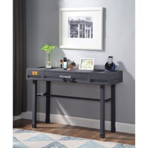 Gunmetal Cargo Vanity Desk 35924 by ACME