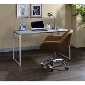 Silver Jurgen Writing Desk 92905 by ACME