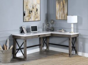 Gray Talmar Writing Desk W/Lift Top OF00056 by ACME