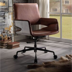 Cocoa Leather Kamau Office Chair 92567 by ACME