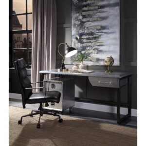 Aluminum Brancaster Executive Writing Desk 92428 by ACME