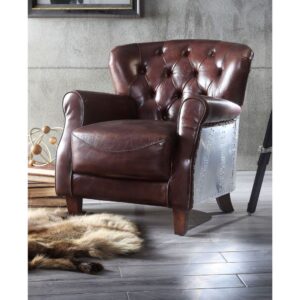 Brown Brancaster Accent Chair 59830 by ACME