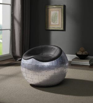 Aluminum Brancaster Ottoman 59837 by ACME