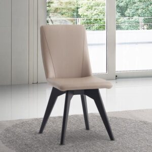 Khaki Leather Redmond Side Chair DN02399 By ACME
