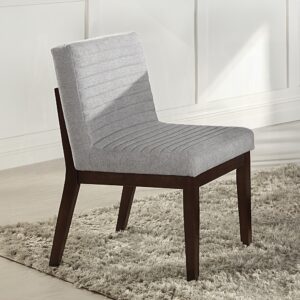 Edwyn Side Chair in Gray Fabric DN03931 By ACME