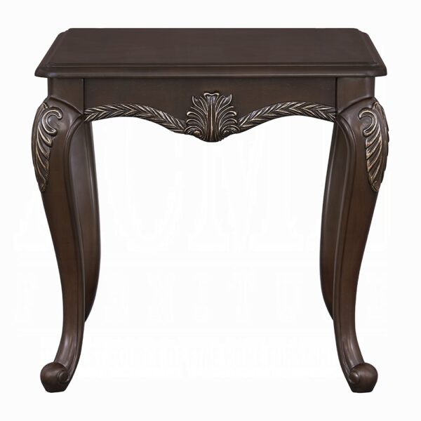 Pierce Cherry End Table LV03836 By ACME - Image 2