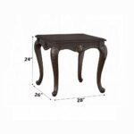 Pierce Cherry End Table LV03836 By ACME - Image 4
