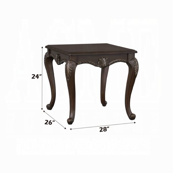 Pierce Cherry End Table LV03836 By ACME - Image 4