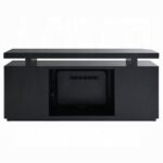 Drisana TV Stand with Fireplace in Black Mirrored Finish LV03868 By ACME - Image 3