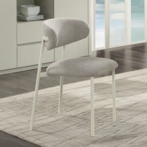 Ingram Side Chair in Light Gray Finish DN03106 By ACME