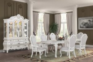 Classic White 7PC Dining Set