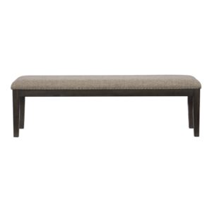 Wire-brush brown finish Southlake Collection Bench By Homelegance