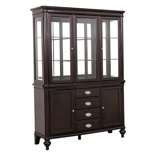 Dark Cherry Marston Collection Hutch By Homelegance | U-Trade Furniture Dark Cherry Marston Collection Hutch By Homelegance - Image 1