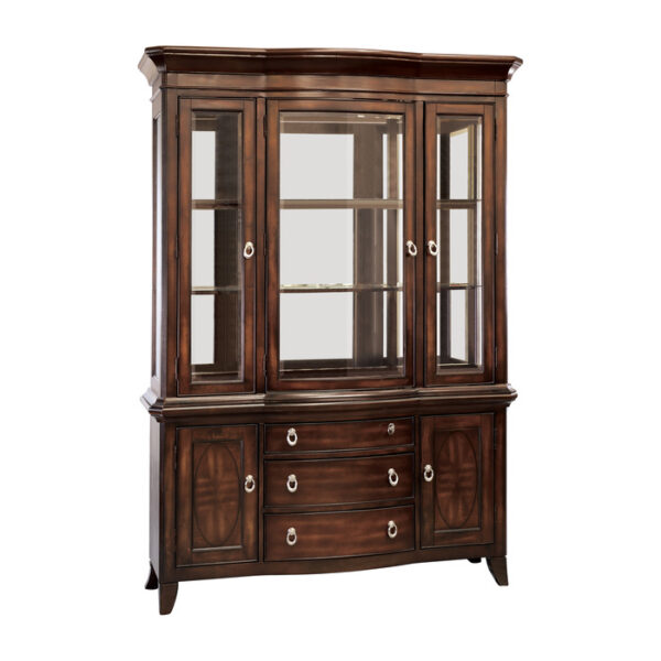Dark Cherry Marston Collection  Hutch By Homelegance - Image 2