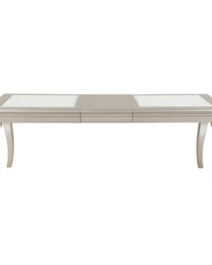 Silver Crawford Collection Dining Table By Homelegance