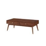 Brown Frolic Collection coffee table  By Homelegance - Image 2