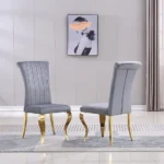DCK86 Dining chairs with Stainless Steel Legs by Artisan Furniture