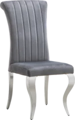 DCK86 Dining chairs with Stainless Steel Legs by Artisan Furniture - Image 4