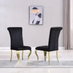 DCK86 Dining chairs with Stainless Steel Legs by Artisan Furniture - Image 6