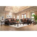 Brown Elpis Love Seat SM6404-LV BY Furniture of America - Image 2