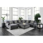 Kaylee U-Sectional w/ Left Chaise CM6587-SECT By Furniture of America - Image 2