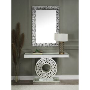 Mirrored & Faux Gems Kachina Accent Table by ACME