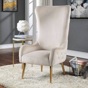 QUINTANA ACCENT CHAIR CM-AC672BG By Furniture of America.