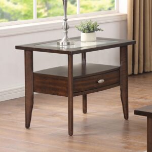 RIVERDALE END TABLE CM4905WN-E By Furniture of America.