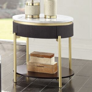 KOBLENZ END TABLE CM4412WN-E By Furniture of America .