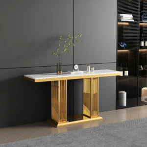 ST052 white marble console table