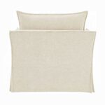 Shane Chair with 2 Pillows in Beige Linen LV02912 By ACME - Image 3
