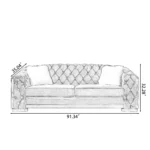 S8019 Solid Wooden Sofa by Artisan Furniture