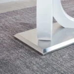 RDT398 Grey Tempered Glass Dining Table By Artisan Furniture