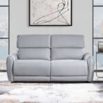 Jeromie Power Motion Sofa with USB Port in Gray Leather LV03335 By ACME
