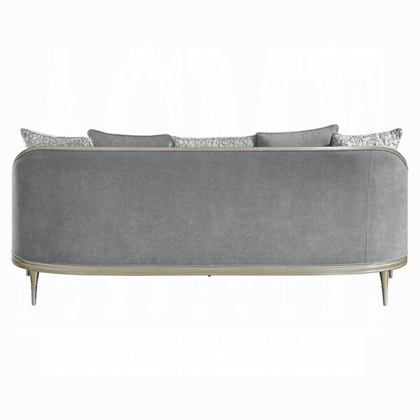 Fernando Sofa with 5 Pillows in Champagne Finish LV04820 By ACME - Image 2