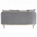 Fernando Loveseat with 4 Pillows in Champagne Finish LV04821 By ACME - Image 2