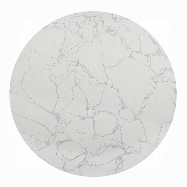 Koen Round Dining Table with Marble Top DN04055 By ACME - Image 2