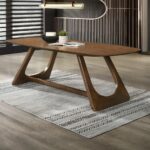 Hoyte Dining Table in Walnut Finish DN03485 By ACME