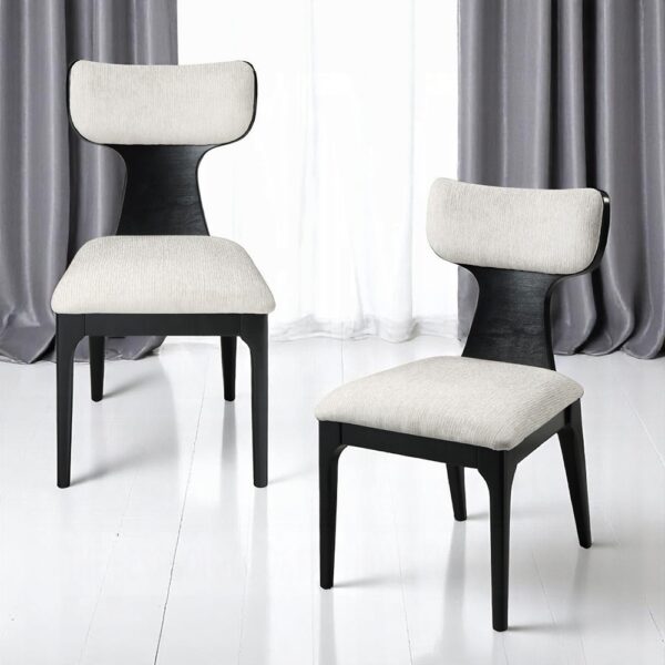 Marioly Side Chair with White Chenille DN04066 By ACME - Image 3