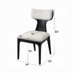 Marioly Side Chair with White Chenille DN04066 By ACME - Image 4