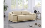 9762 DivanItalia Top Grain Italian Leather Loveseat By GU Furniture