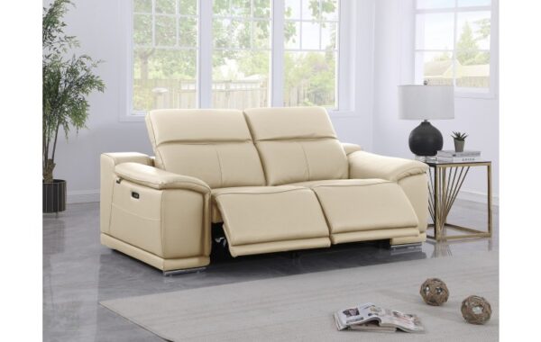 9762 DivanItalia Top Grain Italian Leather Loveseat By GU Furniture - Image 2