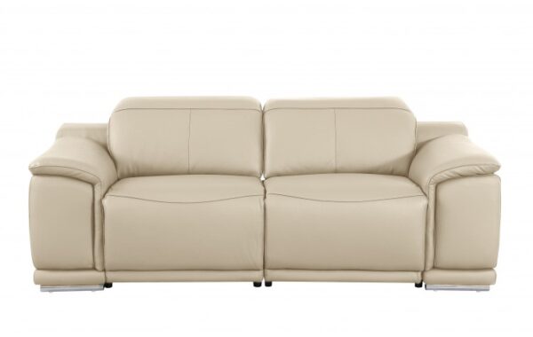 9762 DivanItalia Top Grain Italian Leather Loveseat By GU Furniture - Image 3