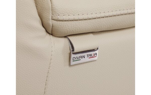 9762 DivanItalia Top Grain Italian Leather Loveseat By GU Furniture - Image 4